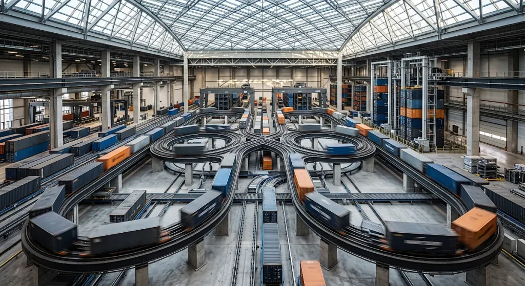 Highly advanced logistics and transport hub illustrates the massive daily trading volume and deep institutional liquidity.