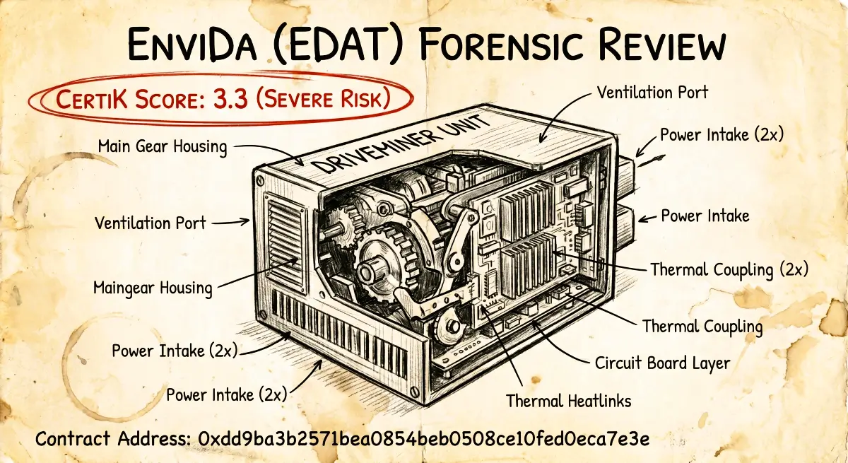 EnviDa (EDAT) Review By Cryptos Media: Forensic Audit Of DriveMiner Hardware And Tokenomics.