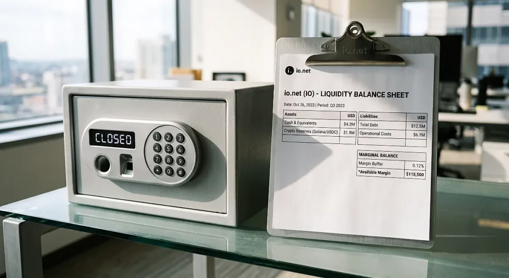 On-chain liquidity analysis showing empty tokenomics allocation ledgers and vault security components.