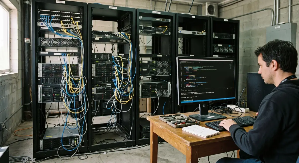 A real-world validator node infrastructure analyzed during this Lido DAO (LDO) Review.
