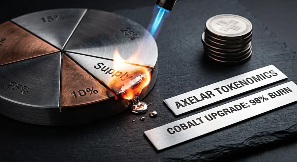 Tokenomics and Cobalt fee burn covered in our Axelar Token Review