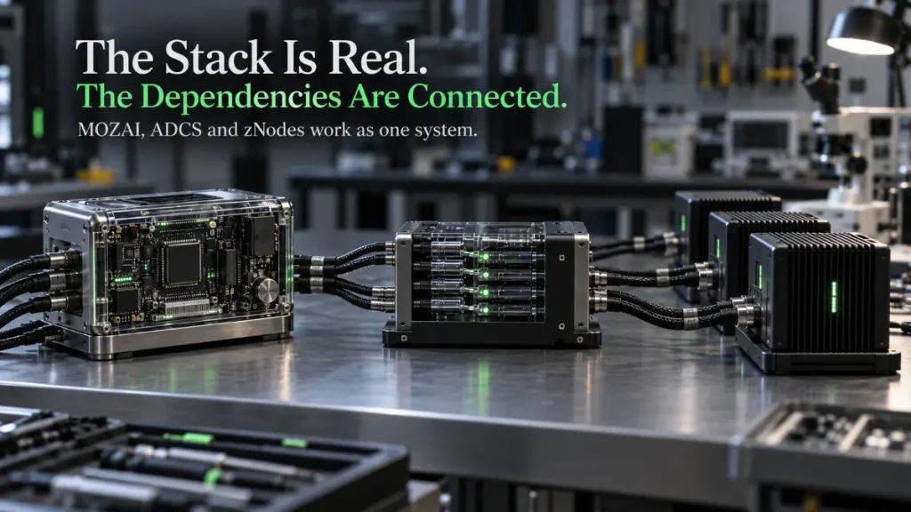 Connected execution, data verification and zNode hardware modules