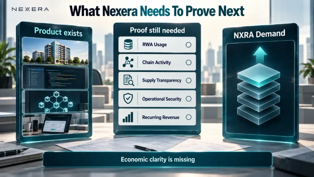 Product stack faces RWA usage, chain activity, supply, security, revenue proof gaps